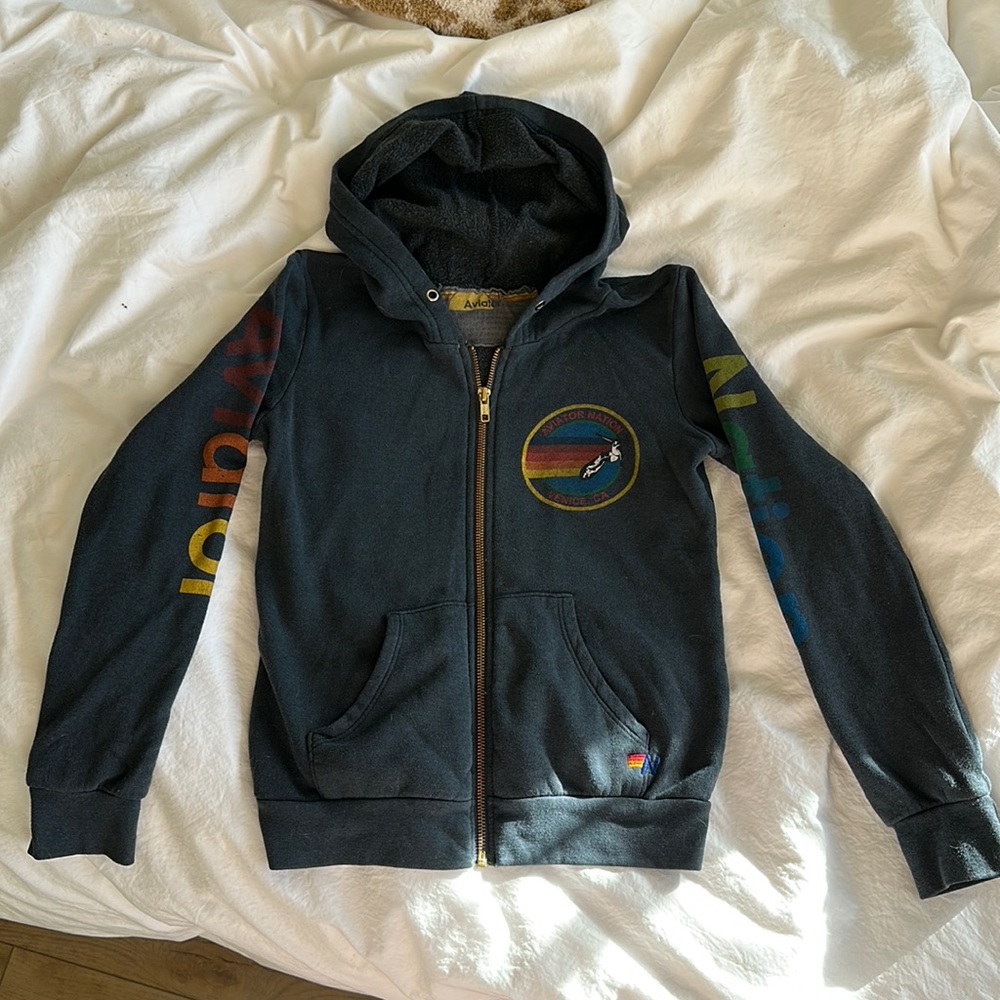 Aviator Nation Zip Up Hoodie
